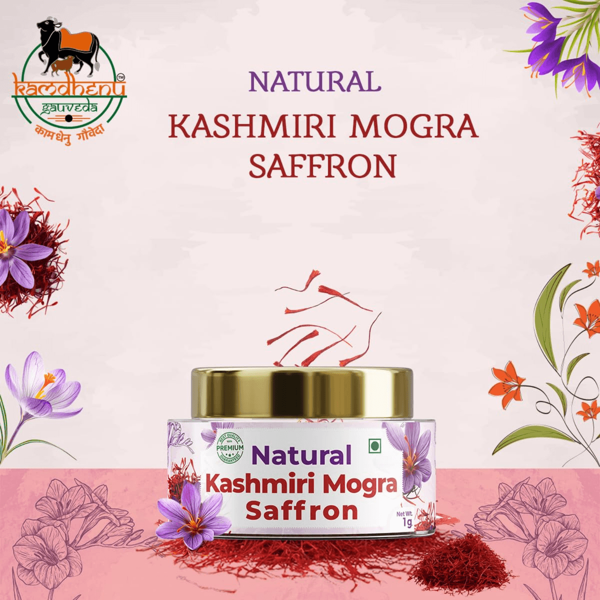 Kashmiri Saffron (kesar)
