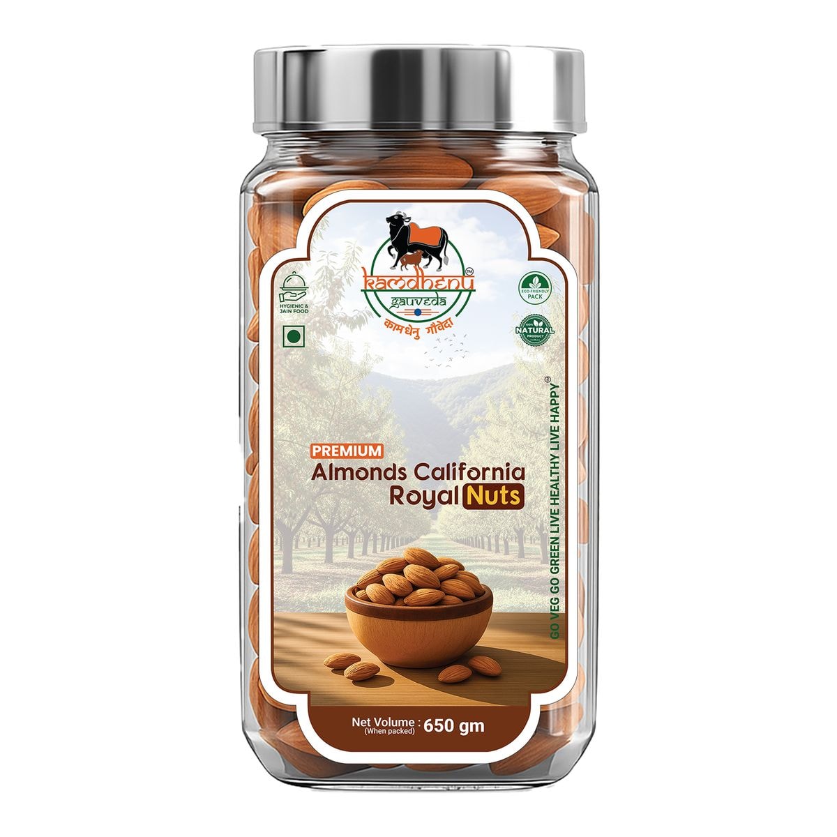 Almonds California Royal Nuts 650gm