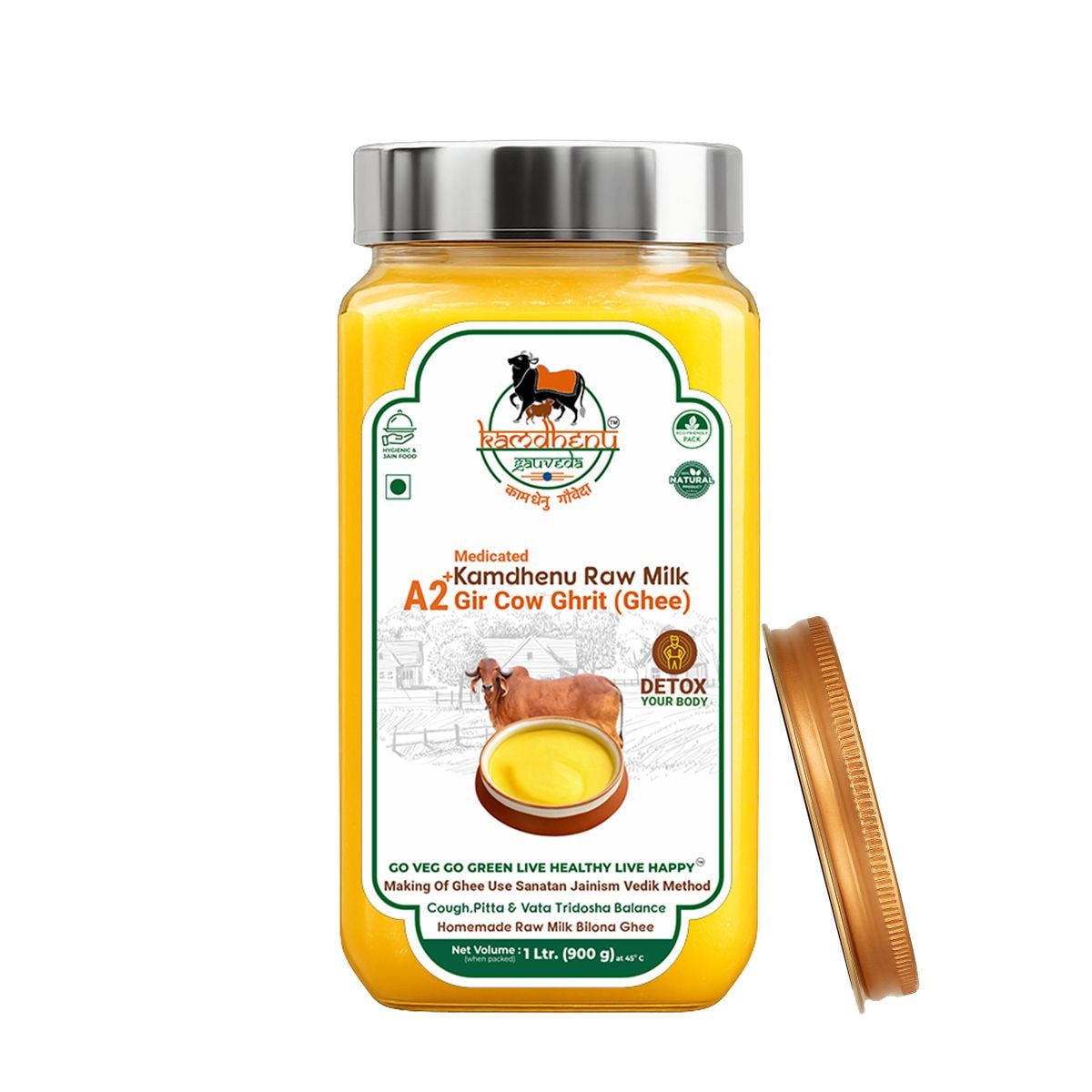 A2 Gir Cow Ghee β Pure Bilona Desi cow Ghee 1kg